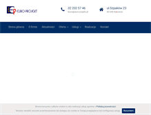 Tablet Screenshot of euro-projekt.pl